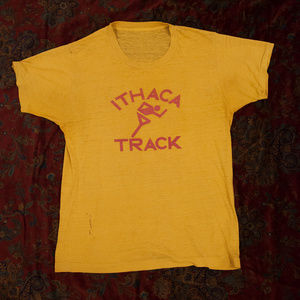 1960's or 70's Ithaca High School Track T-Shirt